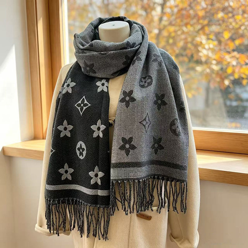 Stylish National Pattern Women - Infinity Scarf Knit ulasan dan harga