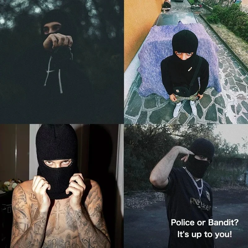 Men Winter Skullies Beanies Ha - Muffler Men Wool ulasan dan harga