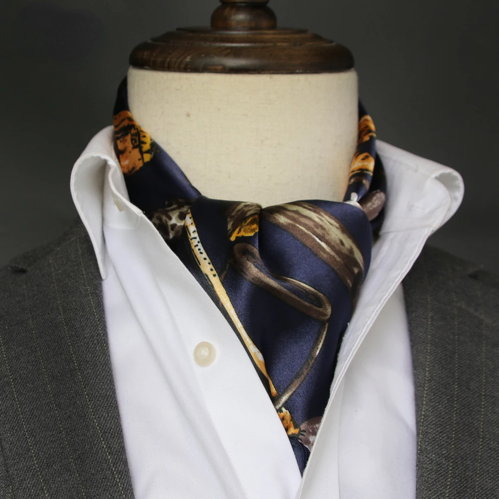 British Men's Silk Scarf Small - Face Scarf Mask ulasan dan harga