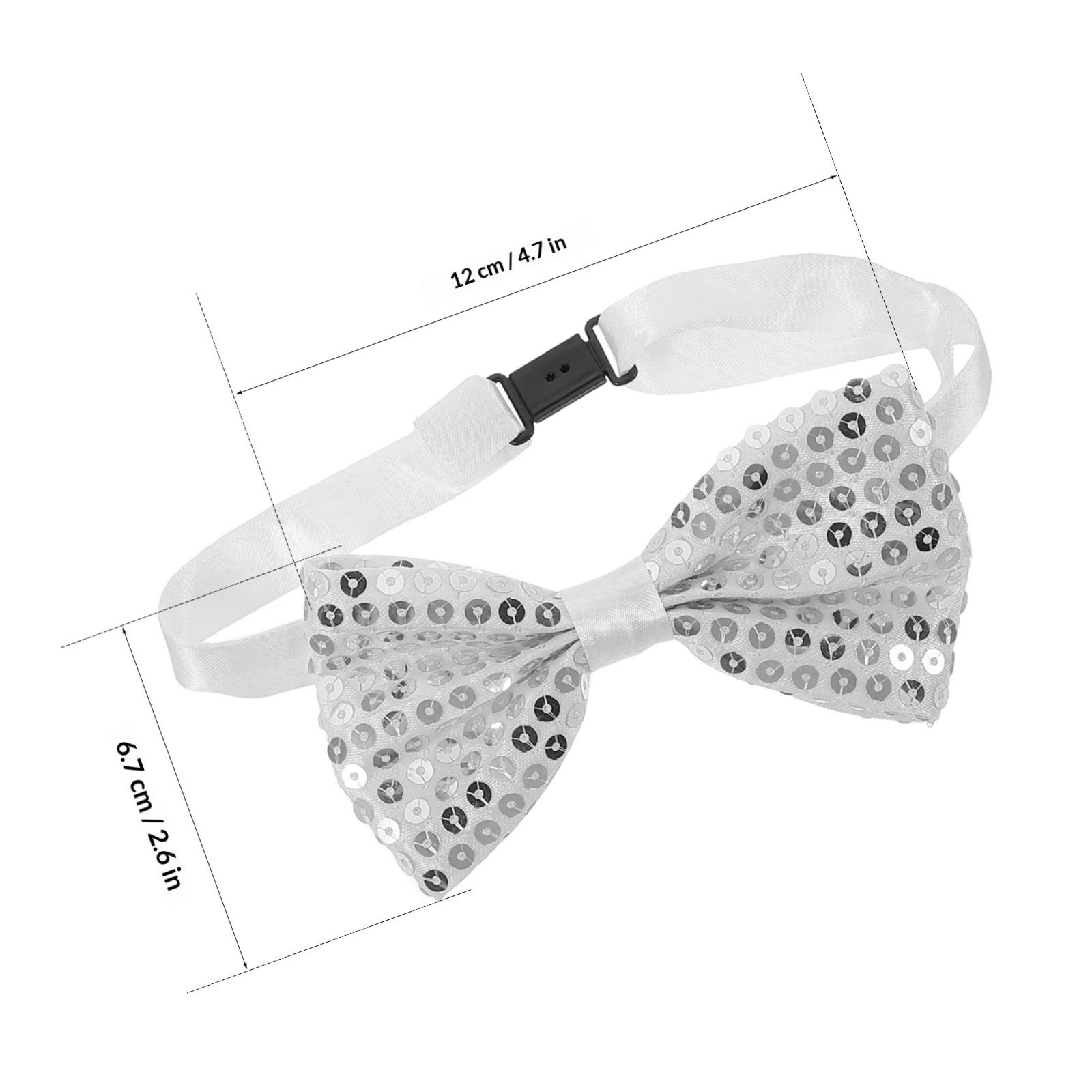 5Pcs Kids Bow Ties Sequin Spar - Bow Tie Pre Tied ulasan dan harga